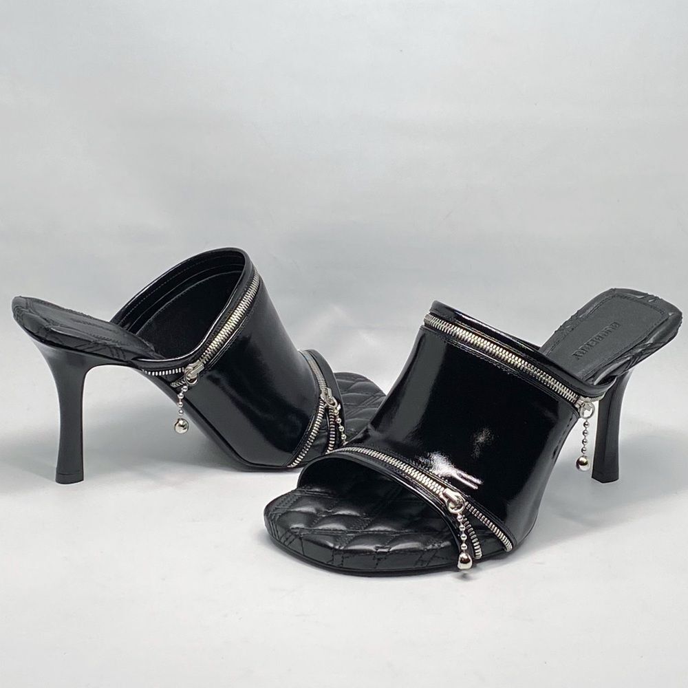 Burberry Peep High Heel Slide Sandals size 39 - Picture 4 of 12